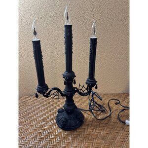 Halloween Celebrate It Candelabra Lamp With LED Flickering Candle